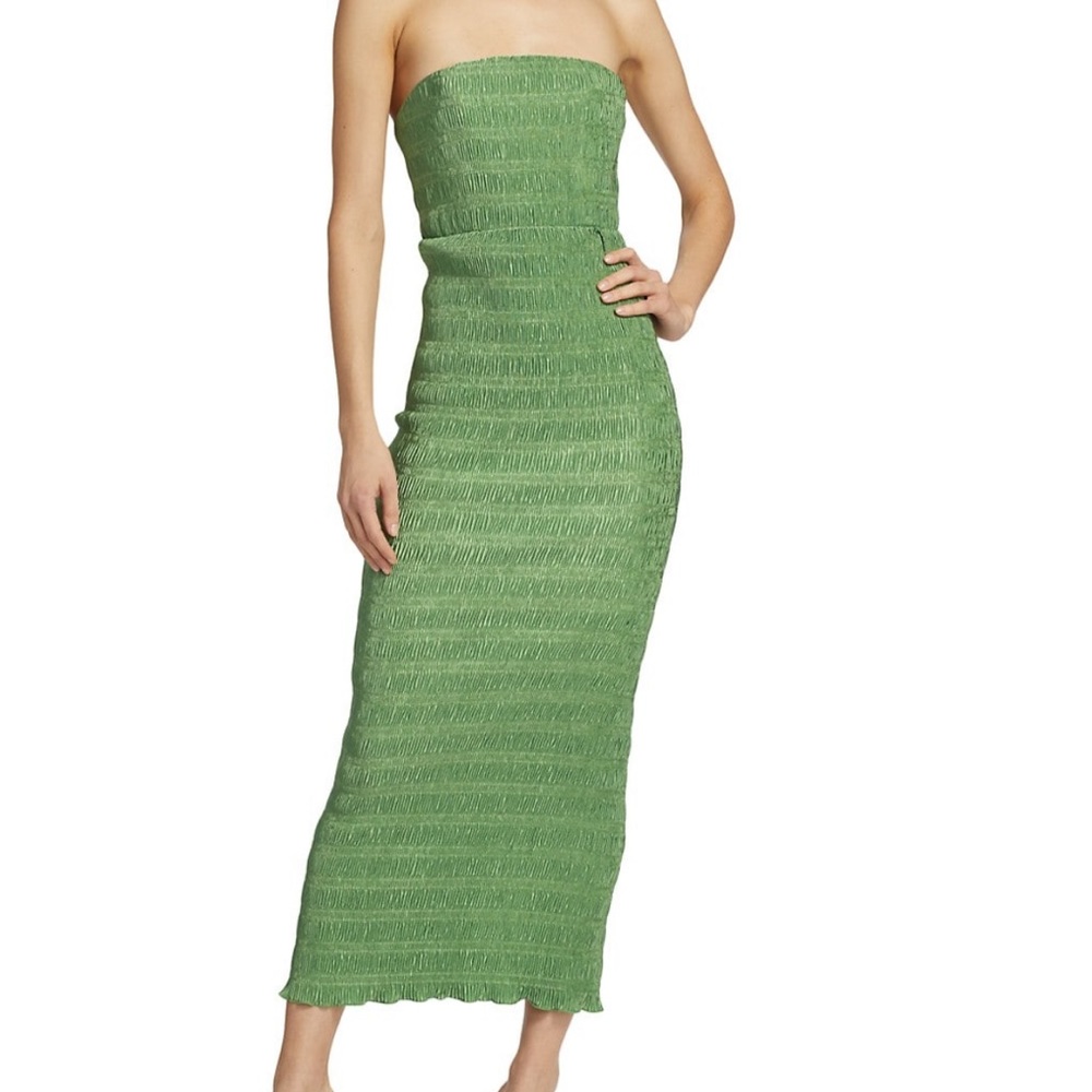 L’idee Strapless Aurora Dress - Sea Green